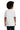 Rear View of White Gildan - Youth Ultra Cotton 100% US Cotton T-Shirt. 2000B plain