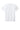 Rear View of White Jerzees Classics Unisex Cotton T-Shirt 363M plain