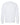 Rear View of White Sponge Fleece Raglan Crewneck Sweatshirt - 3901