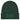 RECYCLED FOREST GREEN Patch rPET Knit Beanie With Cuff plain grouped
