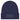 RECYCLED NAVY BLUE Patch rPET Knit Beanie With Cuff plain grouped