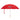 RED 60" Arc Golf Umbrella  grouped