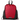 Red - Black Jotun Recycled Polyester Pocketed Drawstring Bag - 2.6 gal plain