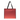 Red - Black Vilda rPET Ombre Tote Bag – 10L plain