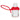 Red Caddy Strap 1 oz Alcohol Free Hand Sanitizer plain