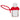 Red Caddy Strap 1 oz Hand Sanitizer plain