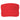 RED Cotton Twill Visor plain grouped