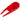 Red Divot Tool with Ball Marker plain