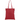 Red Geo - 5 oz. Recycled Cotton Tote Bag plain