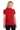 Red Gildan Women's Heavy Cotton 100% Cotton T-Shirt. 5000L plain