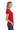 Red Gildan Women's Heavy Cotton 100% Cotton T-Shirt. 5000L plain
