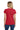 Red Gildan Women's Heavy Cotton 100% Cotton T-Shirt. 5000L plain