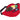 Red Hipster Deluxe Fanny Pack plain