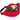Red Hipster Deluxe Fanny Pack plain