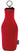 Red Koozie® Neoprene Zip-Up Bottle Cooler plain