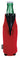 Red Koozie® Neoprene Zip-Up Bottle Cooler plain