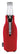 Red Koozie® Zip-Up Bottle Cooler with Opener plain