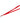 Red Lanyard with Bulldog Clip