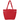 Red Newport Recycled Stripe Tote Bag - 20L plain