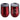 Red Onyx 12 oz Stainless Steel/Polypropylene Wine Goblet