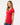 Red Women's Deluxe Blend V-Neck T-Shirt - 3542