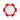 Red/White Ahead Poker Chip with Ball Marker plain