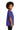 Right View of Cobalt Gildan - Youth Heavy Cotton 100% Cotton T-Shirt. 5000B plain