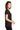 Right View of Dark Chocolate Gildan Women's Ultra Cotton 100% US Cotton T-Shirt. 2000L plain