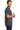 Right View of Dark Heather Gildan - Ultra Cotton 100% US Cotton T-Shirt. 2000 plain