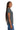 Right View of Dark Heather Gildan Women's Ultra Cotton 100% US Cotton T-Shirt. 2000L plain