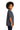 Right View of Dark Heather Gildan - Youth Heavy Cotton 100% Cotton T-Shirt. 5000B plain