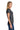 Right View of DarkHthr Gildan Women's Heavy Cotton 100% Cotton T-Shirt. 5000L plain