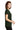 Right View of Forest Green Gildan Women's Ultra Cotton 100% US Cotton T-Shirt. 2000L plain