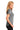 Right View of Graphite Hthr Gildan Women's Heavy Cotton 100% Cotton T-Shirt. 5000L plain