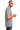 Right View of Hthr Grey Gildan 100% Ring Spun Cotton T-Shirt. 980 plain