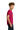 Right View of HthrRed Gildan - Youth Heavy Cotton 100% Cotton T-Shirt. 5000B plain