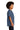 Right View of Indigo Blue Gildan - Youth Ultra Cotton 100% US Cotton T-Shirt. 2000B plain