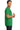 Right View of Irish Green Gildan - Ultra Cotton 100% US Cotton T-Shirt. 2000 plain