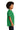 Right View of Irish Green Gildan - Youth Ultra Cotton 100% US Cotton T-Shirt. 2000B plain