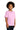 Right View of Light Pink Gildan - Youth Heavy Cotton 100% Cotton T-Shirt. 5000B plain