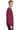 Right View of Merlot Port & Co Beach Wash Garment-Dyed Crewneck Sweatshirt PC098 plain