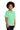 Right View of Mint Green Gildan - Youth Heavy Cotton 100% Cotton T-Shirt. 5000B plain