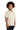 Right View of Natural Gildan - Youth Heavy Cotton 100% Cotton T-Shirt. 5000B plain