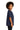 Right View of Navy Gildan - Youth Heavy Cotton 100% Cotton T-Shirt. 5000B plain