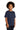 Right View of Navy Gildan - Youth Heavy Cotton 100% Cotton T-Shirt. 5000B plain