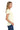 Right View of OffWhite Gildan Women's Heavy Cotton 100% Cotton T-Shirt. 5000L plain