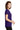 Right View of Purple Gildan Women's Ultra Cotton 100% US Cotton T-Shirt. 2000L plain