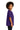 Right View of Purple Gildan - Youth Heavy Cotton 100% Cotton T-Shirt. 5000B plain