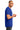 Right View of Royal Blue Gildan 100% Ring Spun Cotton T-Shirt. 980 plain