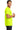 Right View of Safety Green Gildan - Ultra Cotton 100% US Cotton T-Shirt. 2000 plain